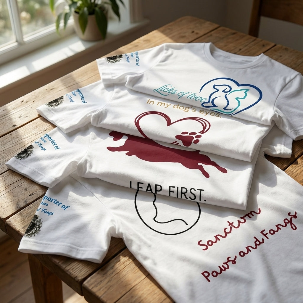 Dogs Love3 (White Tees)