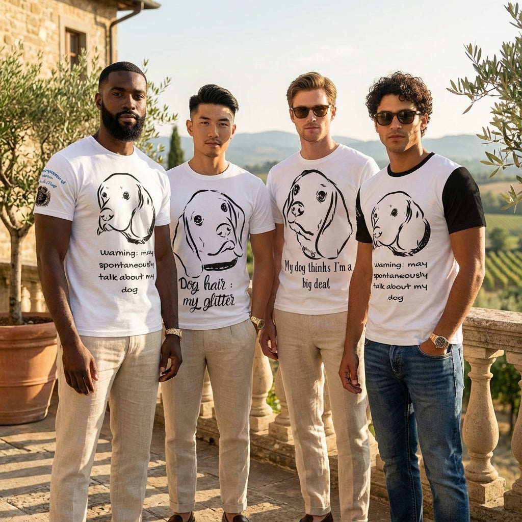 Dogs Love3 (White Tees)