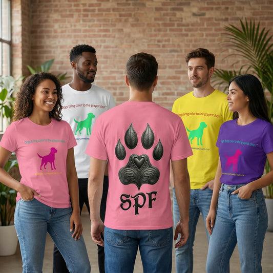Dogs Bring Color Tee