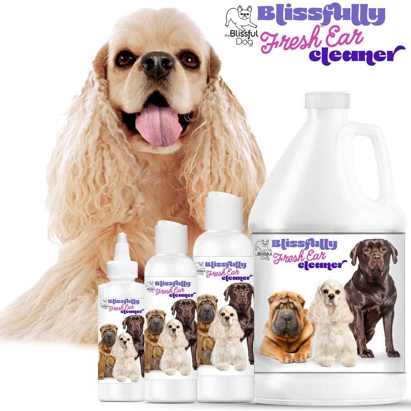 Premium Pet Guardian Gear: Blissfully Fresh™ Dog Ear Cleaner - Sanctum Paws and Fangs