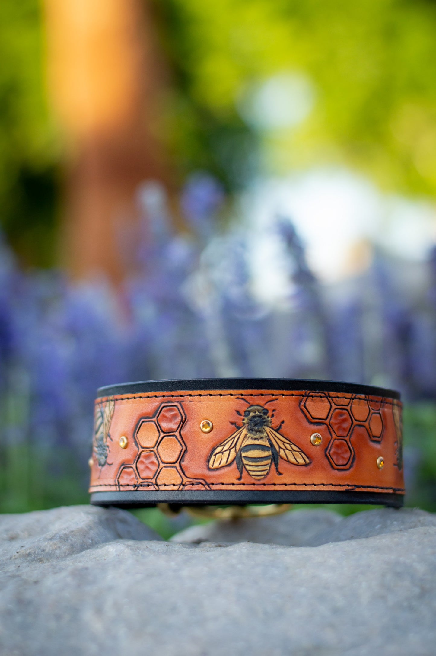 The Honey Bee Dog Collar