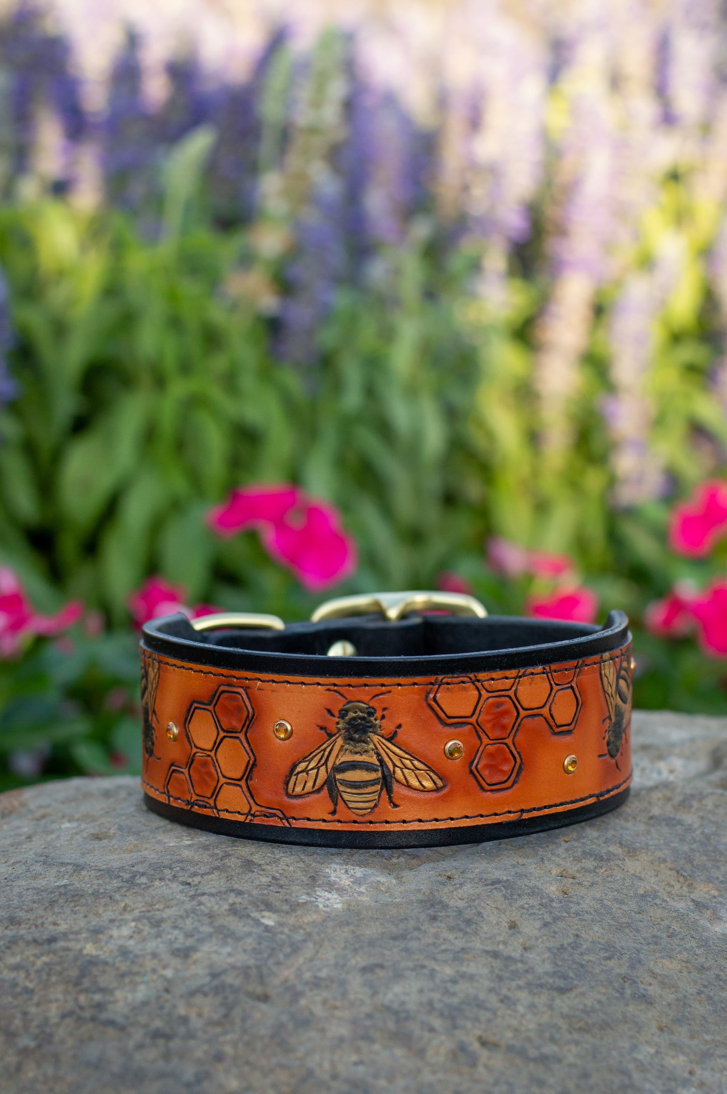 The Honey Bee Dog Collar