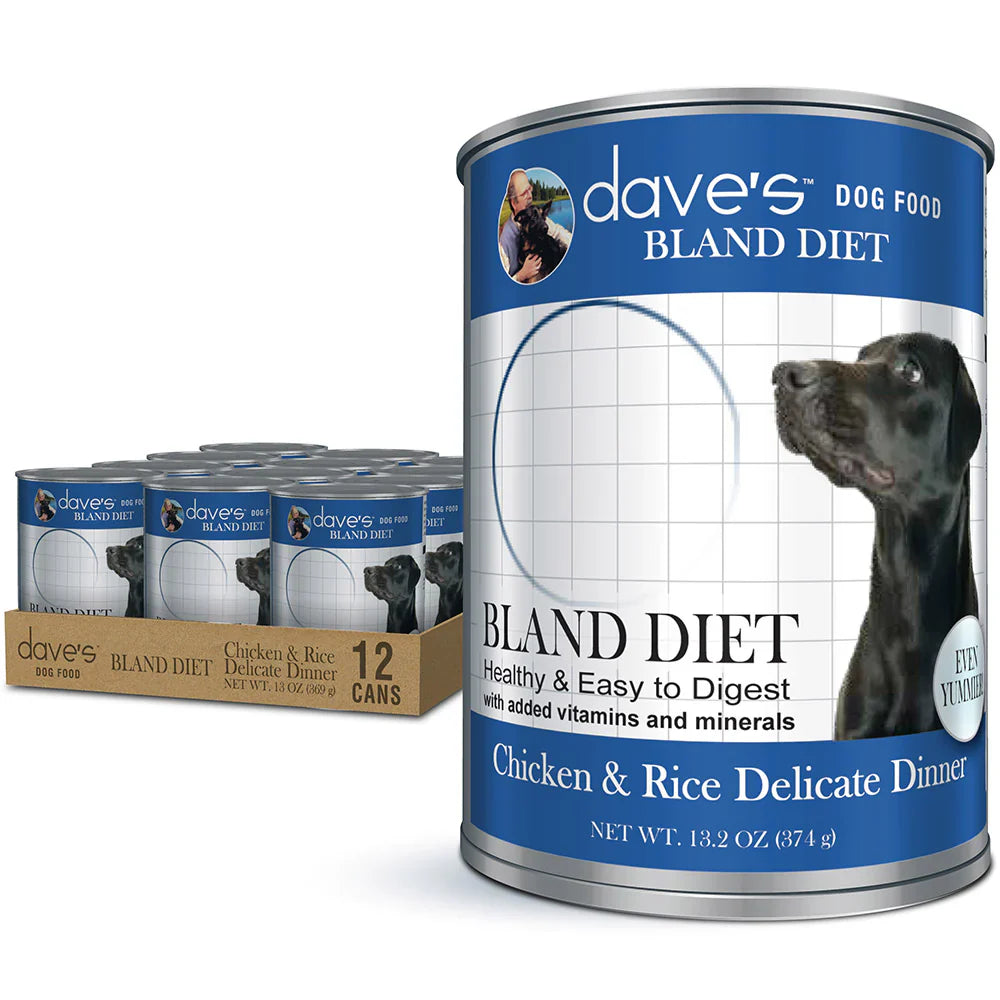 Dave's Restricted Diet Bland for Dogs  Chicken and Rice (13.2oz)