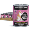 Premium Pet Guardian Gear: Dave's Naturally Healthy Beef & Chicken Dinner Paté Wet Cat Food (12.5oz) - Sanctum Paws and Fangs