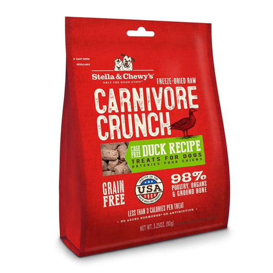 Stella & Chewy's Carnivore Crunch Duck Dog Treat (3.25oz)
