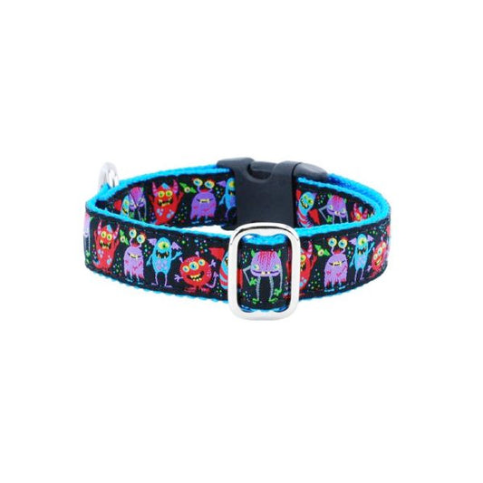 Premium Pet Guardian Gear: 1″ Monstro-City Essential Dog Collar - Sanctum Paws and Fangs