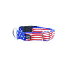 Premium Pet Guardian Gear: 1″ Stars and Stripes Essential Martingale Dog Collar - Sanctum Paws and Fangs