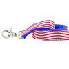 Premium Pet Guardian Gear: 1″ Stars and Stripes Ribbon Dog Leash - Sanctum Paws and Fangs