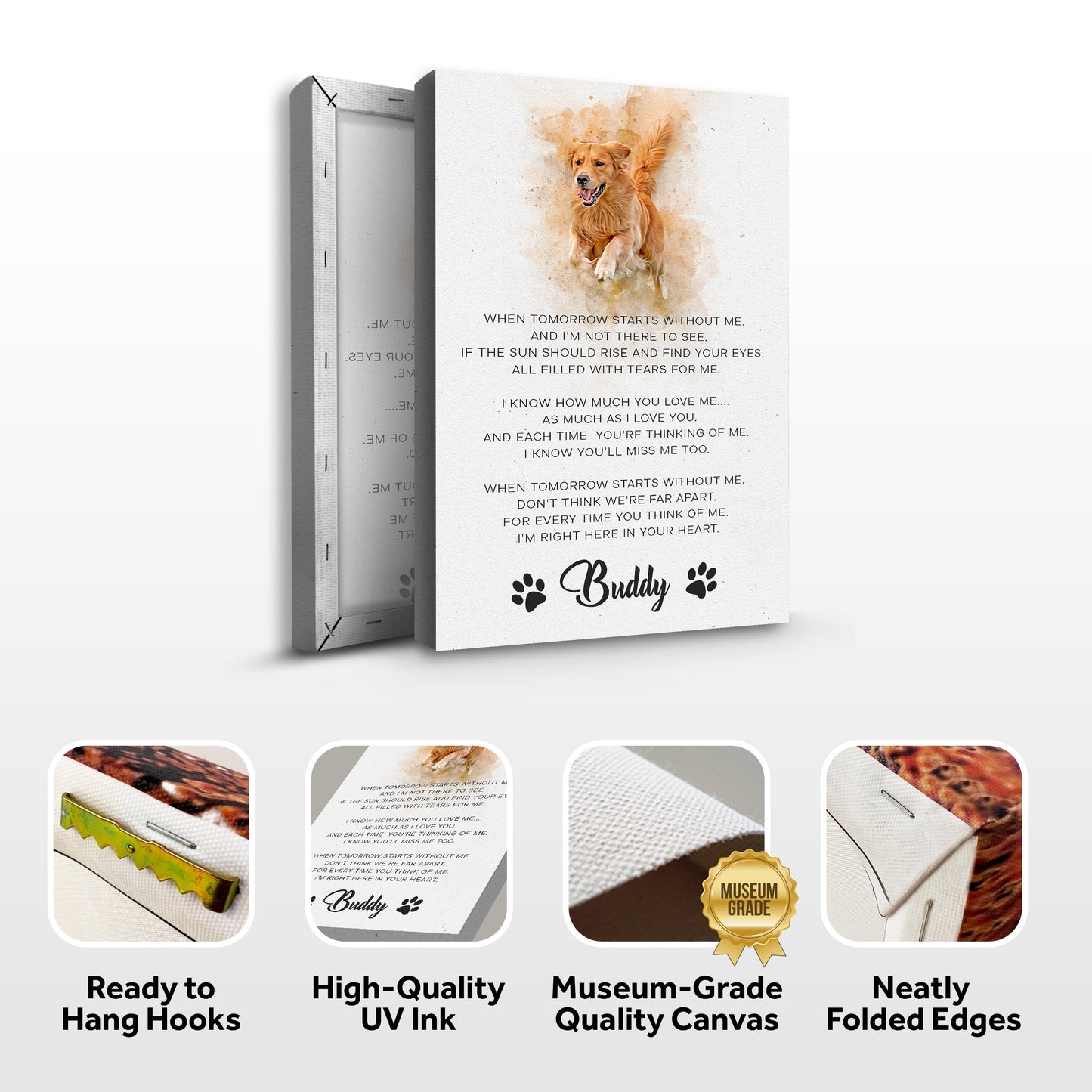 Pet Memorial Sign I'm Right Here In Your Heart