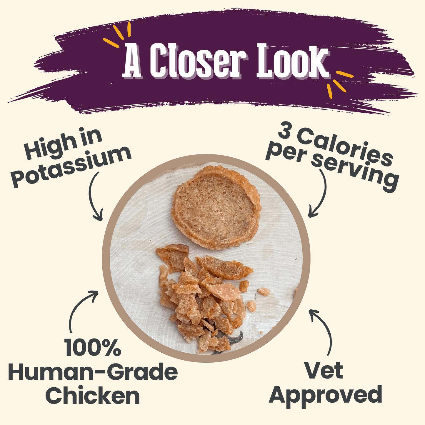 Chicken Crumbles for Cats | 100% Protein Cat Treats