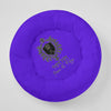 SPF Flannel Round Pet Bed (19X19in) - Purple