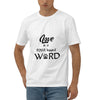 SPF Men's Short Sleeve Cotton Tee (Love is a four-legged word)