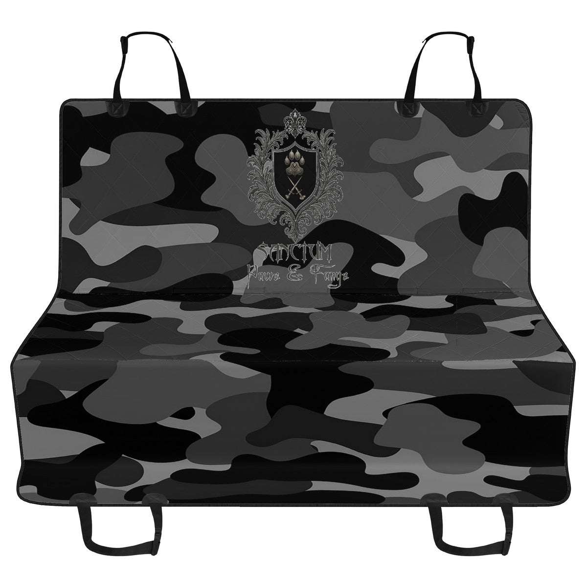 SPF Car Pet Seat Covers - Grey Camo