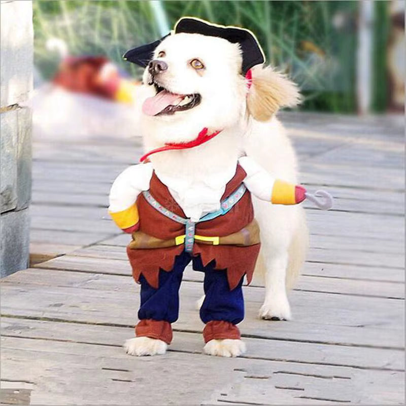 Pet Parents! 🎉 Dress your furry matey in our Cute Pirate Costume, or Elegant Emperor, or Nurse, and Cowboy for Halloween! 🐾 Perfect for small & medium pups and kitties ready to steal the show! 🏴‍☠️✨