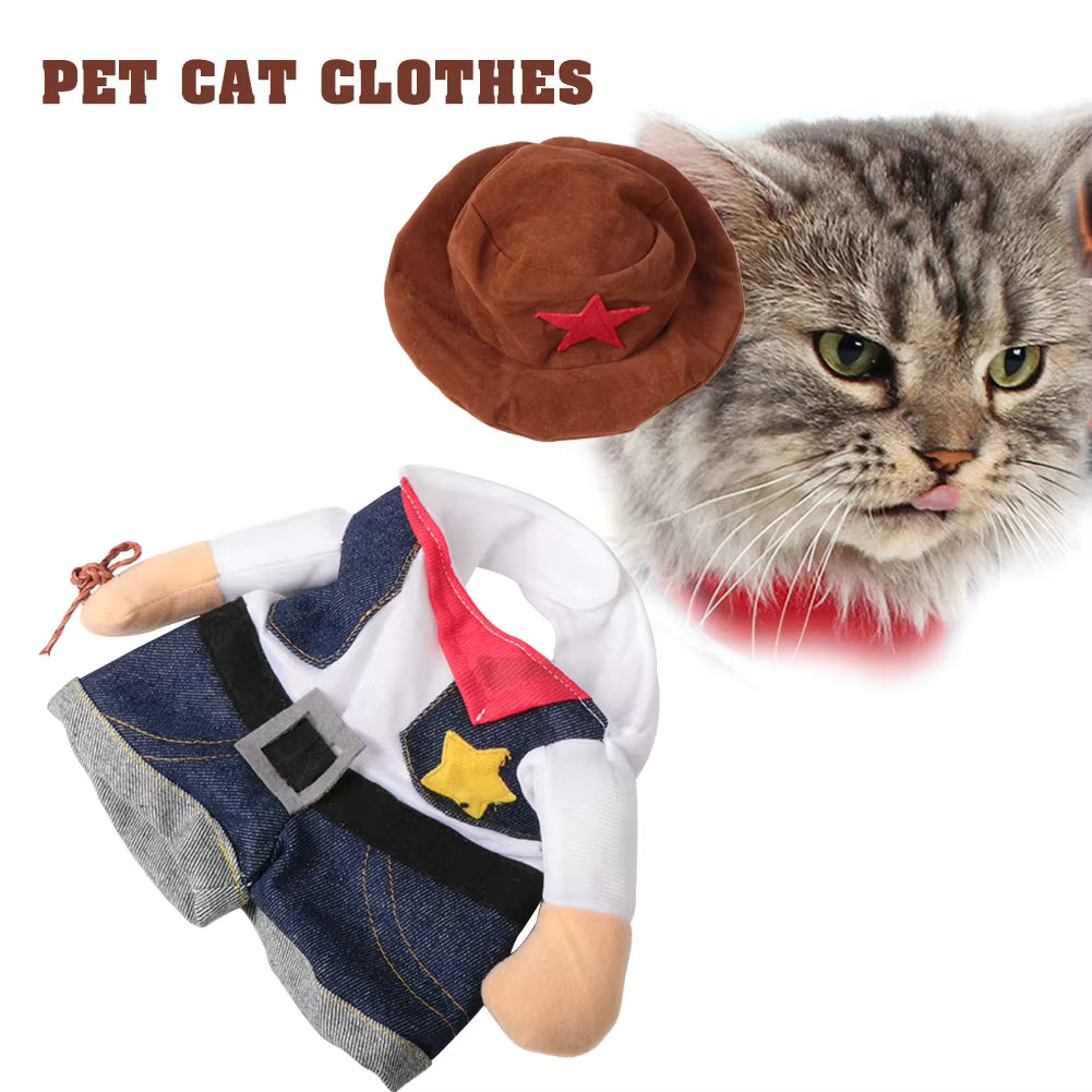 Pet Parents! 🎉 Dress your furry matey in our Cute Pirate Costume, or Elegant Emperor, or Nurse, and Cowboy for Halloween! 🐾 Perfect for small & medium pups and kitties ready to steal the show! 🏴‍☠️✨