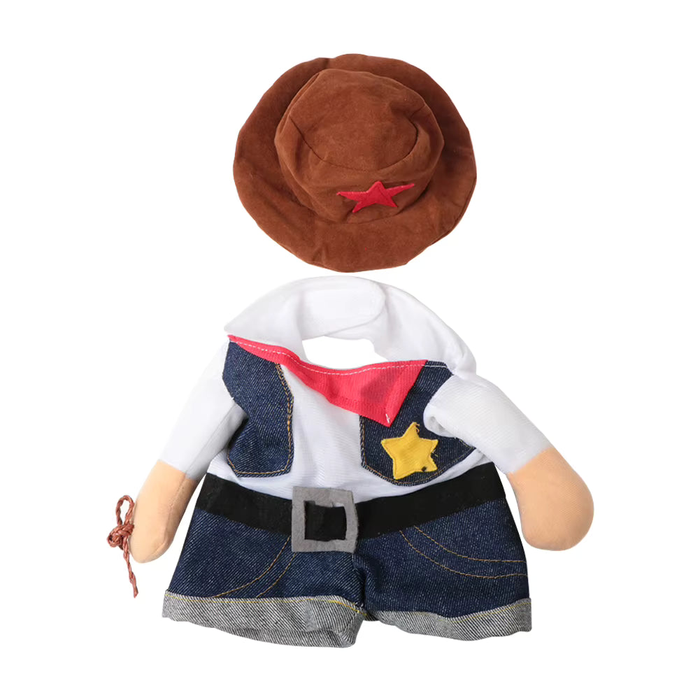 Pet Parents! 🎉 Dress your furry matey in our Cute Pirate Costume, or Elegant Emperor, or Nurse, and Cowboy for Halloween! 🐾 Perfect for small & medium pups and kitties ready to steal the show! 🏴‍☠️✨