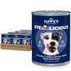 Dave's Stewlicious Cowboy Dinner w/ Beef & Pork Wet Dog Food (13.2oz)