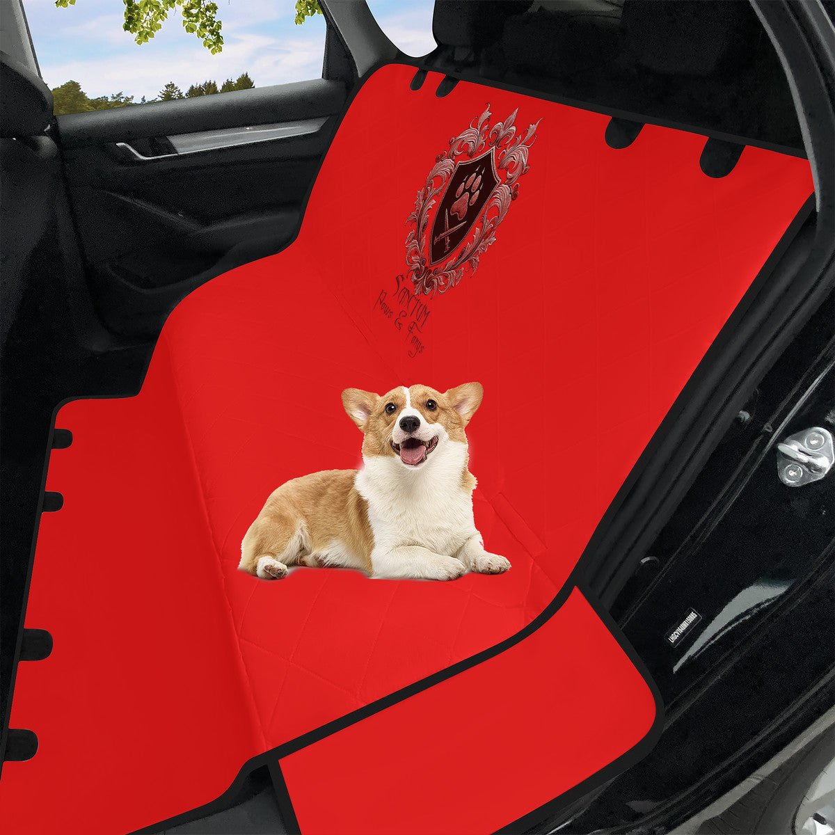 SPF Car Pet Seat Covers (RED)