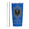Curated Ethical Lifestyle: SPF Stainless Steel - Straw Lid Cup (20oz) - Blue - Sanctum Paws and Fangs