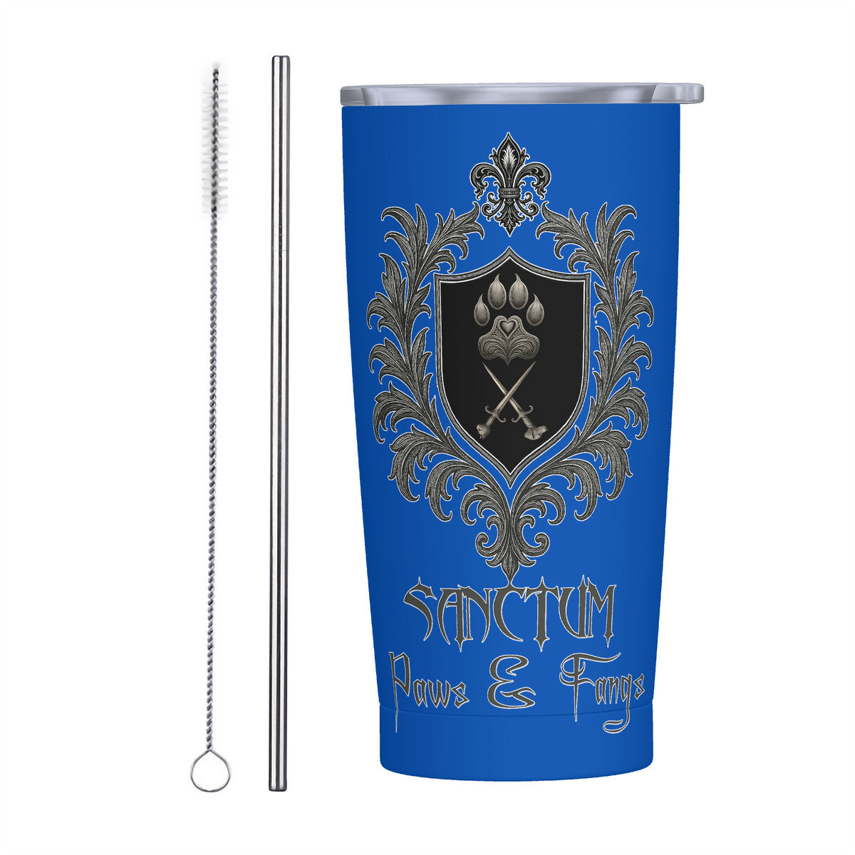 SPF Stainless Steel - Straw Lid Cup (20oz) - Blue