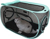 Outdoor Cat Catio Playpen with Washable Bed and Zip Access