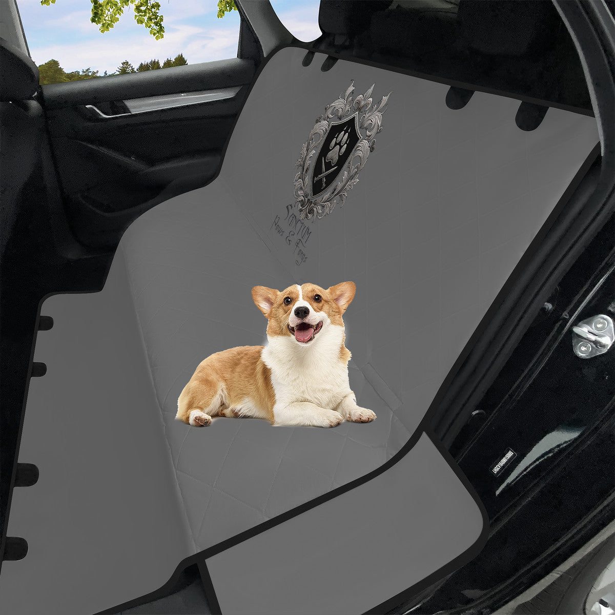 SPF Car Pet Seat Covers (GREY)