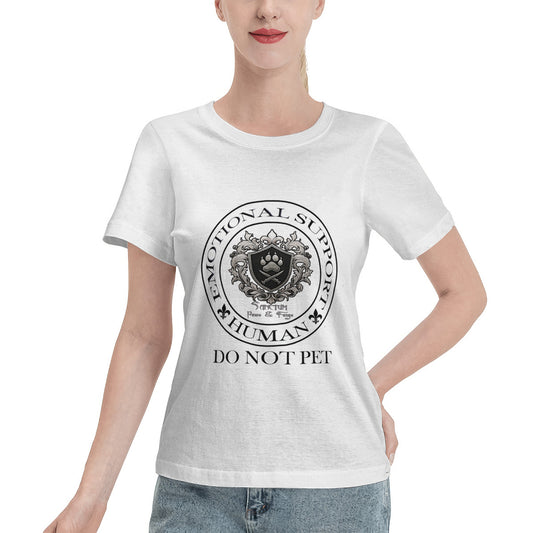 SPF Women's Basic T-Shirt (Emotional Support Human)