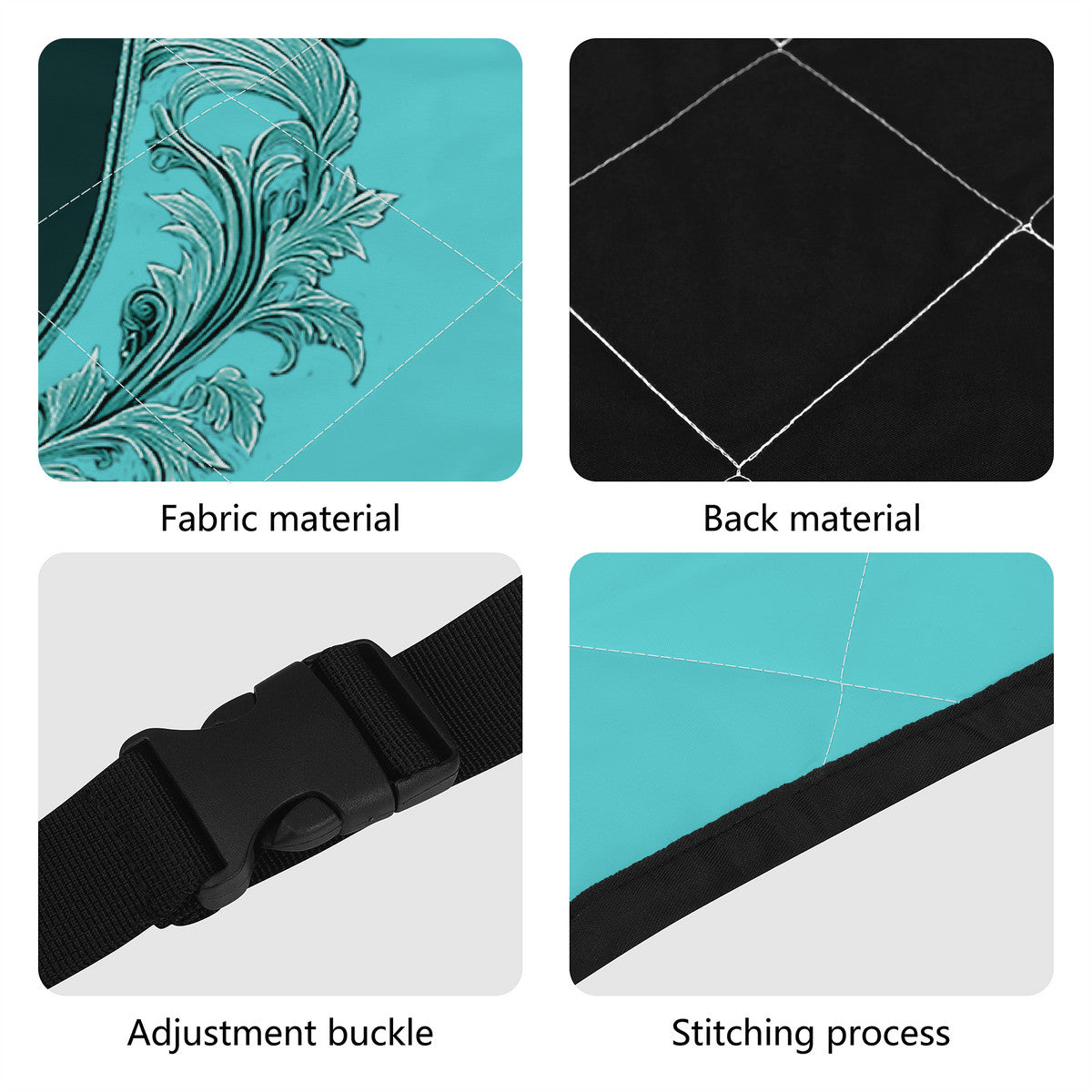 SPF Car Pet Seat Covers (TURQUOISE)
