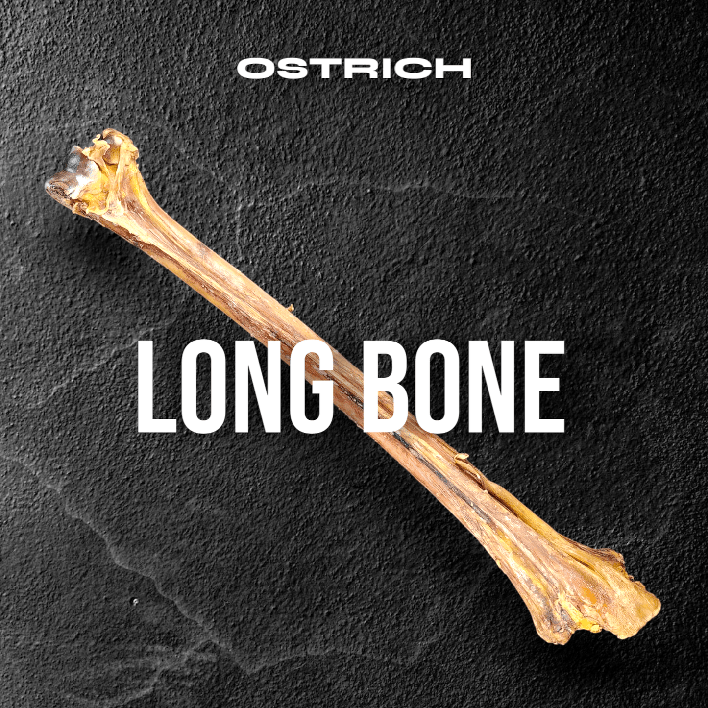 Ostrich Long Bone (19" x 3.5"): The Ultimate Challenge for Medium, Large & Extra-Large Dogs