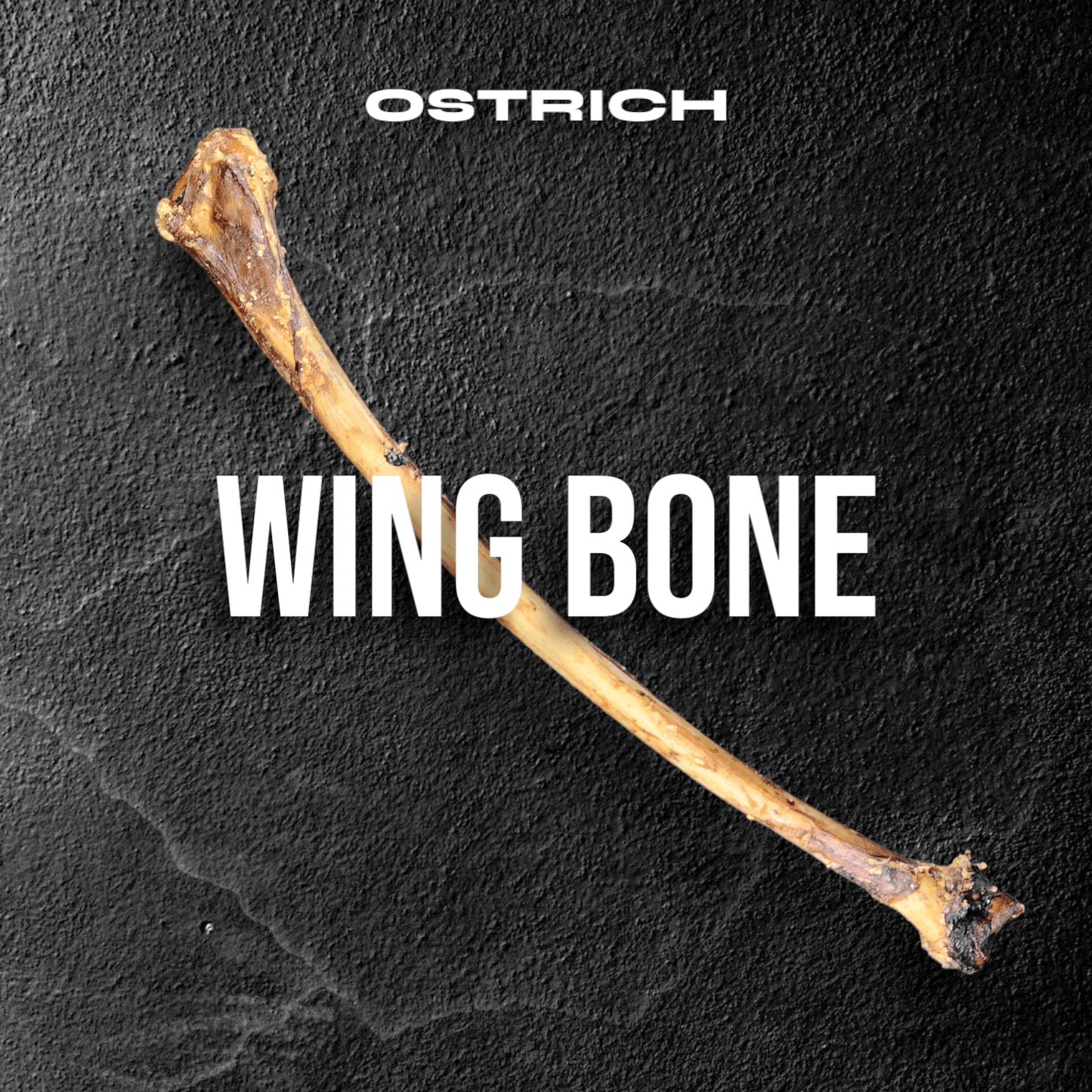 Ostrich Wing Bone (13" x 1.5"): The Ultimate Long-Lasting Chew for Small Dogs & Light Chewers