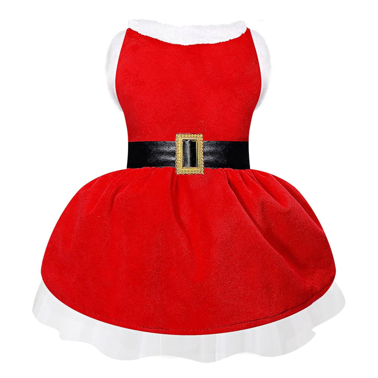 Dog Christmas Mrs. Claus Costumes