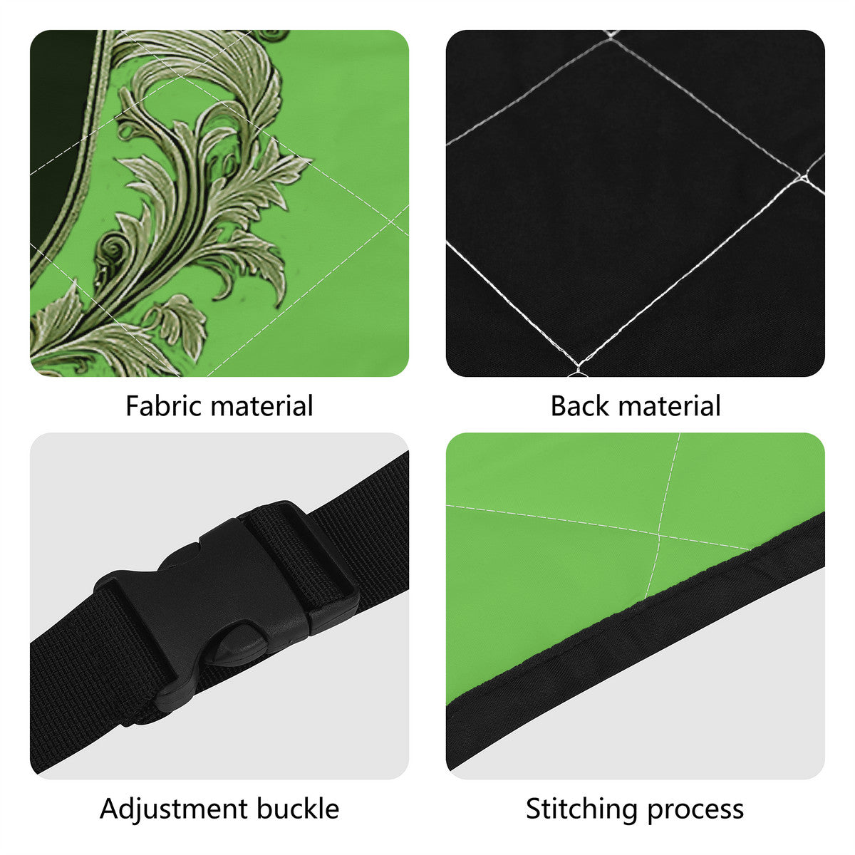 SPF Car Pet Seat Covers (GREEN)