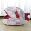 Curated Ethical Lifestyle: Fish-Shaped Cartoon Pet Bed for Cats and Small Dogs - Sanctum Paws and Fangs