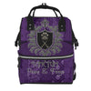 SPF Multifunctional Pet Parent Backpack - Purple Gothic Elegance