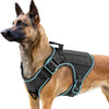 Premium Pet Guardian Gear: 4 Metal Buckles Dog Harness Reflective Military Tactical Pet Training Walking Vest Soild Harnesses with Handle For Large Dogs - Sanctum Paws and Fangs