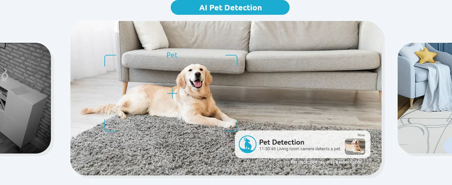 Blurams 2K Pet & Baby Monitor – Dual-Band WiFi Security Camera with AI Intelligence