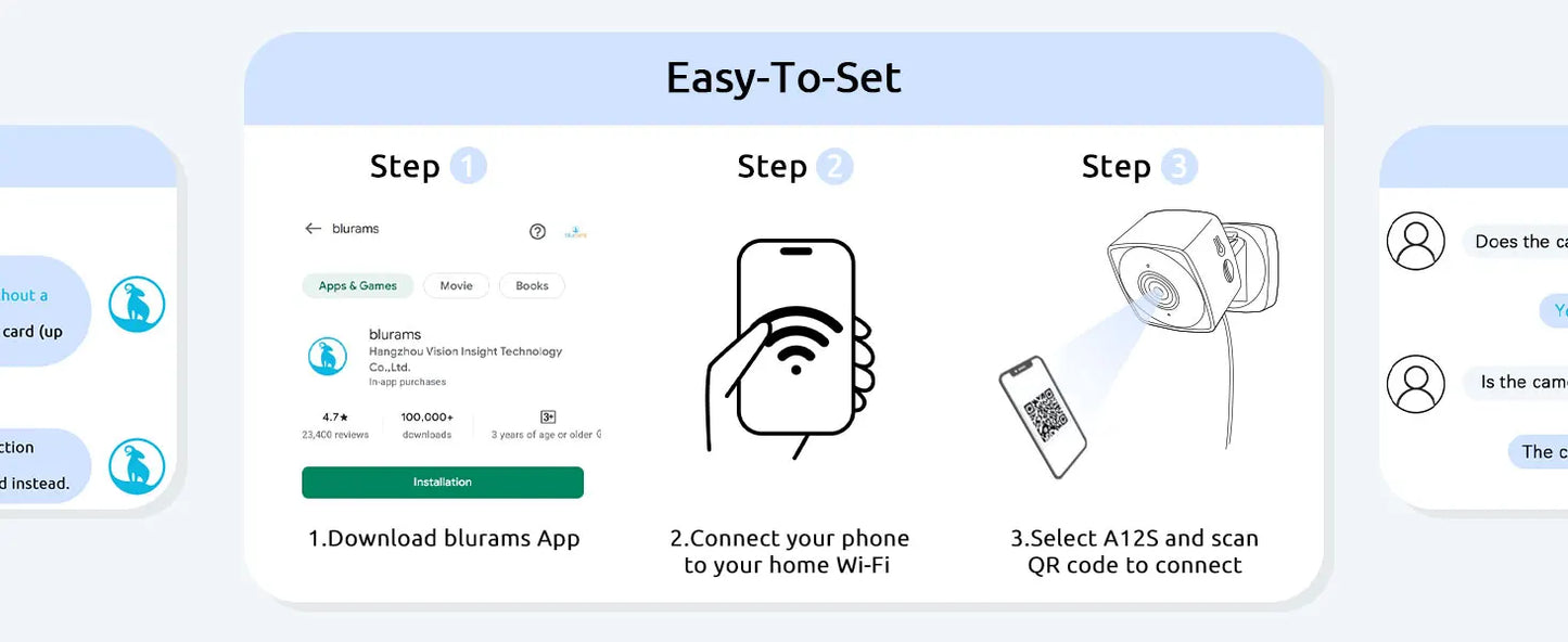 Blurams 2K Pet & Baby Monitor – Dual-Band WiFi Security Camera with AI Intelligence