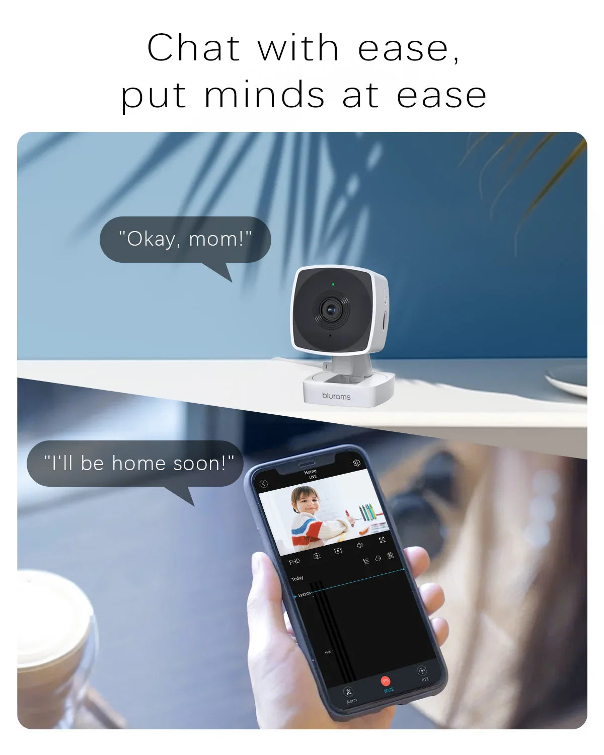 Blurams 2K Pet & Baby Monitor – Dual-Band WiFi Security Camera with AI Intelligence