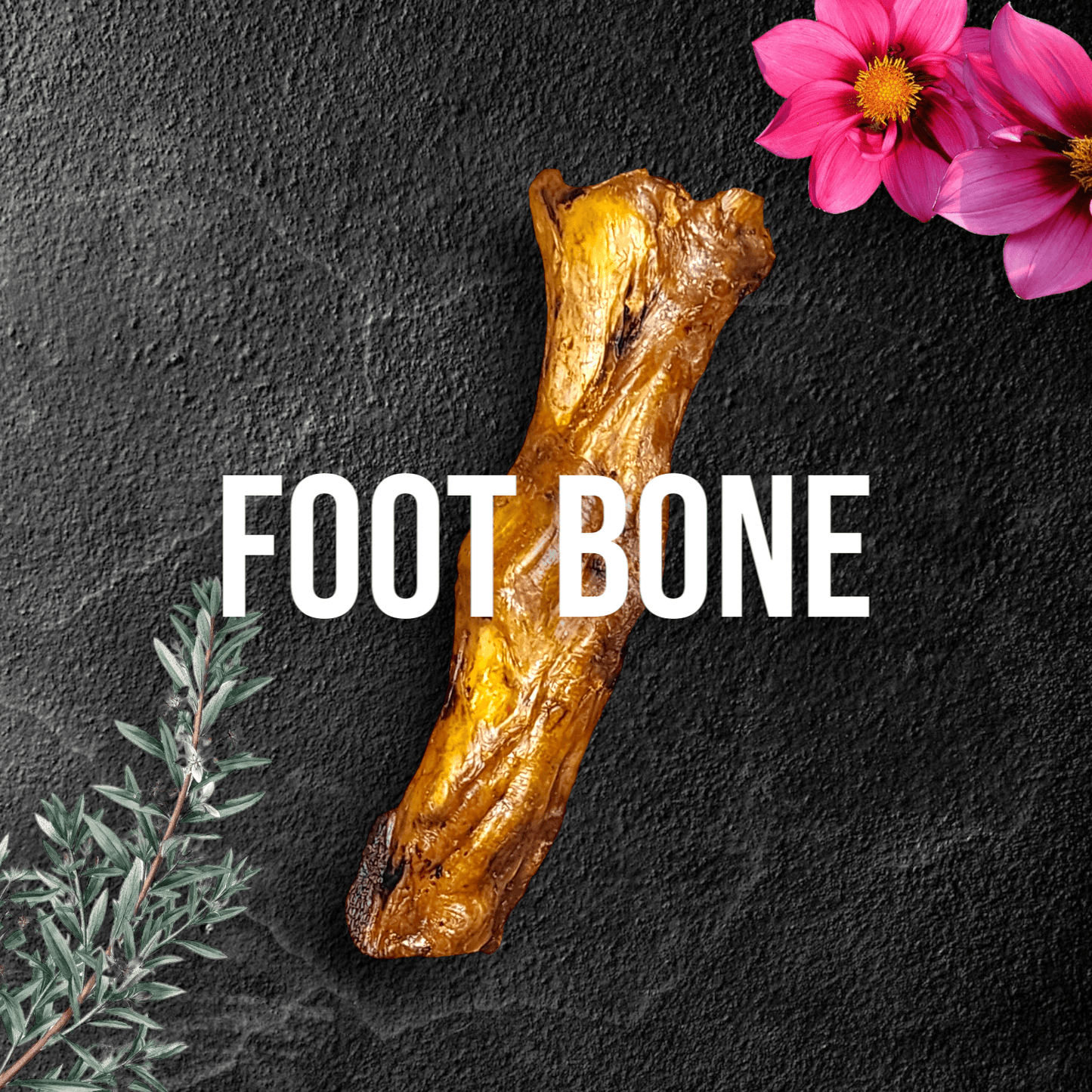 Ostrich Foot Bone (7" x 3.5"): The Flavorful & Long-Lasting Chew for Medium to Large Dogs