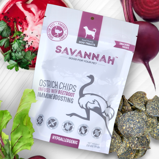 Power Chewer Medium Box — 8 Ostrich Treats for Serious Chewers