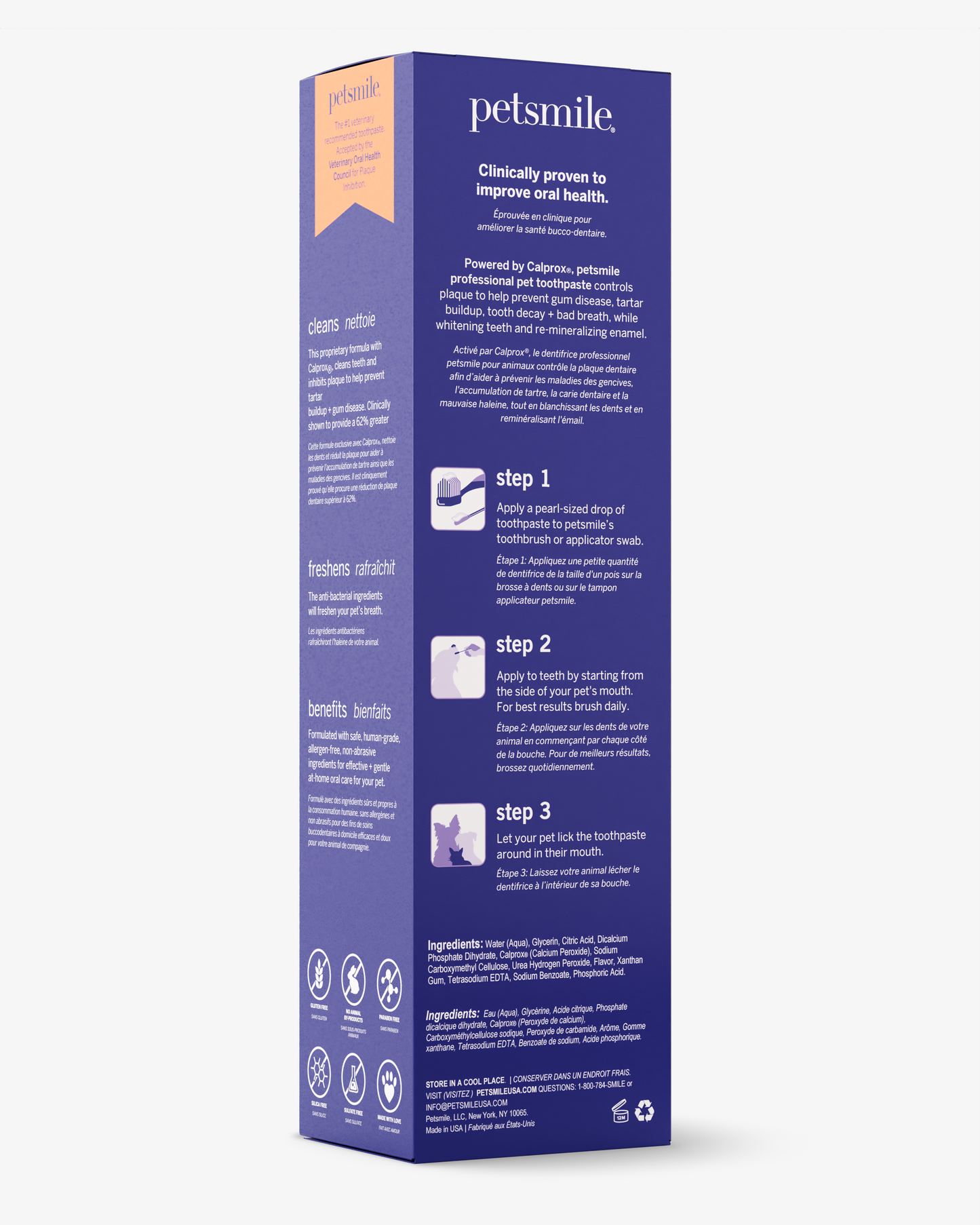 Professional Toothpaste Say Cheese Large & Professional Pet Toothbrush