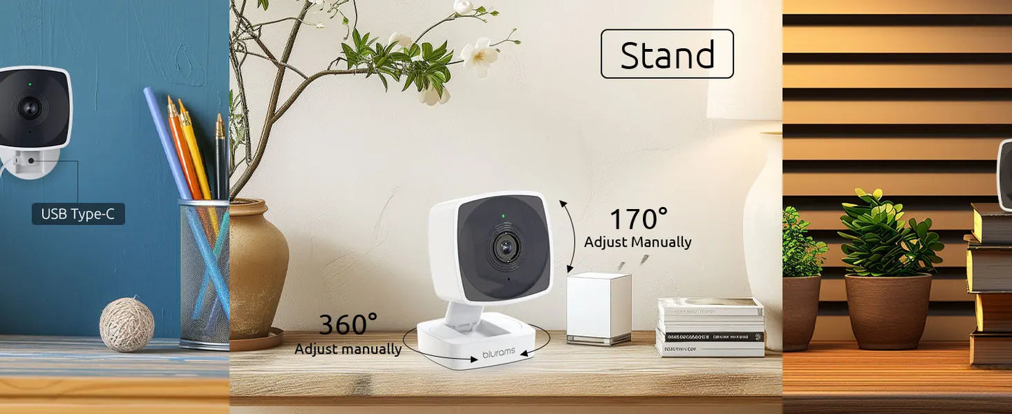 Blurams 2K Pet & Baby Monitor – Dual-Band WiFi Security Camera with AI Intelligence