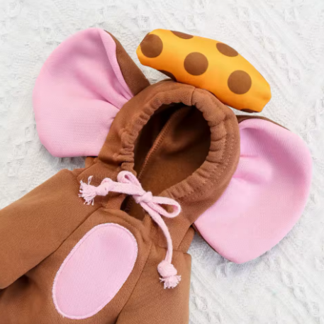 Get Your Pup Ready for Winter with This Adorable Mouse Costume! Perfect for Small Dogs Like Chihuahuas and Pugs! 🐾❄️🐶