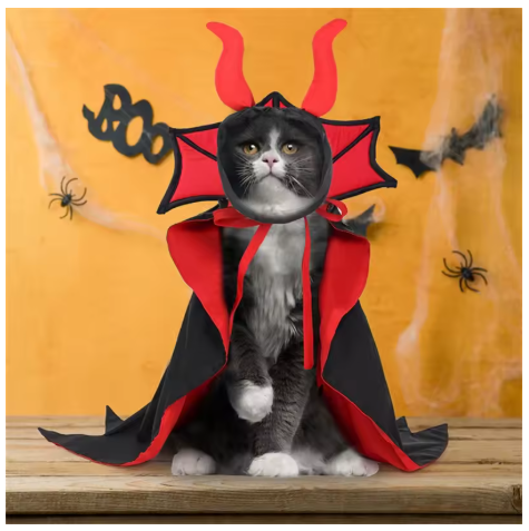 Spook-tacular Cat & Dog Vampire Costumes for Halloween Fun! 🐾🎃 Perfect for Parties & Photo Ops!
