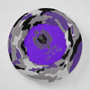 SPF Flannel Round Pet Bed (19X19in) - Purple Camo
