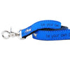 Premium Pet Guardian Gear: 1″ Be Your Own Dog Teddy The Dog Blue Ribbon Dog Leash - Sanctum Paws and Fangs