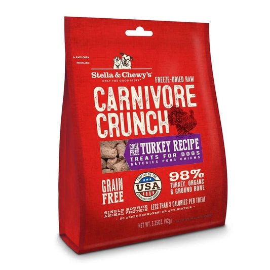 Stella & Chewy's Carnivore Crunch Turkey Dog Treats (3.25oz)