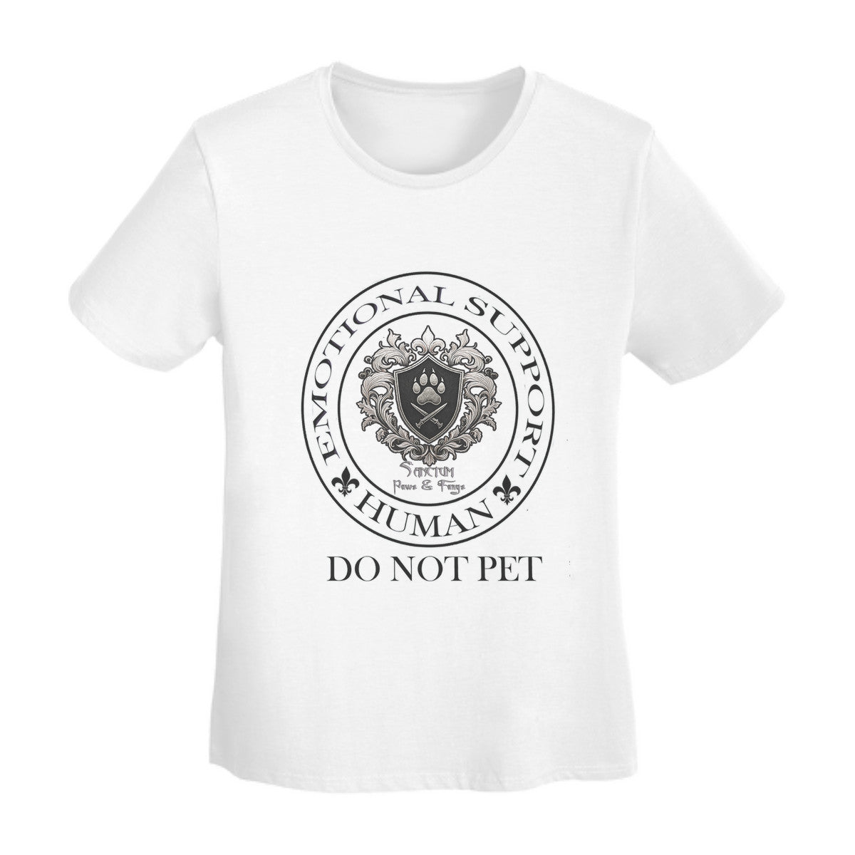 SPF Women's Basic T-Shirt (Emotional Support Human)