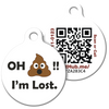 PetHub QR Pet ID Tag – Oh Crap I’m Lost