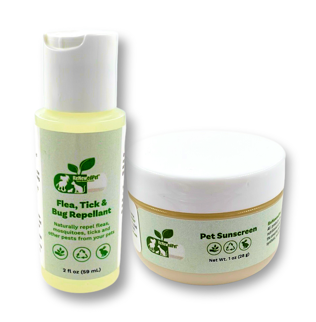 OUTDOOR SAFETY KIT/ Sunscreen & Flea/Tick/Bug Repellent